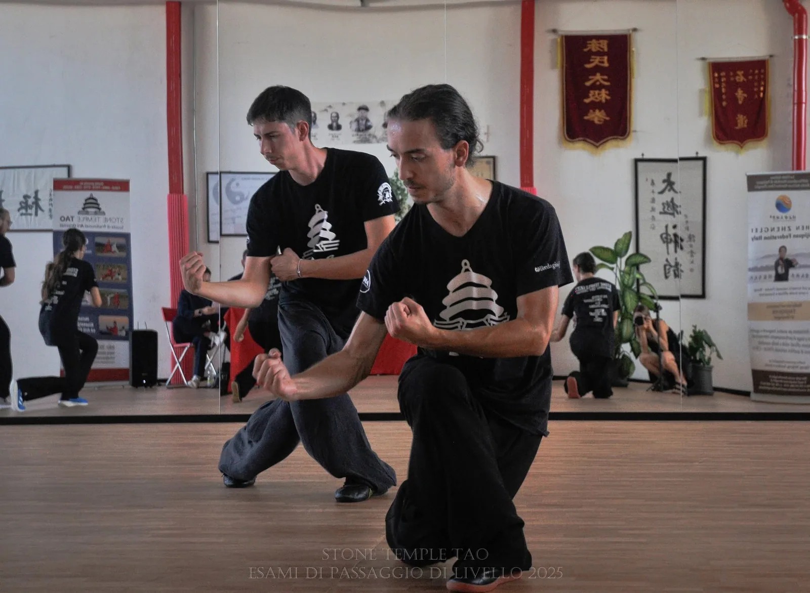 Samuele Contessa durante una prova tecnica alla Stone Temple Tao